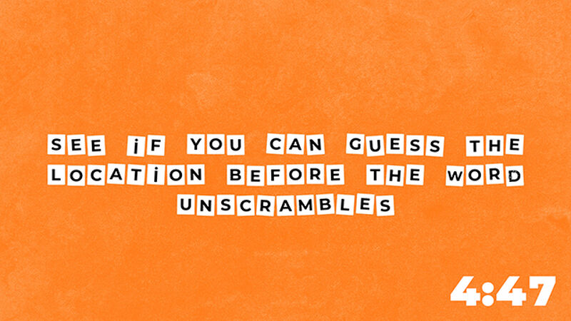 Unscramble Bible Location Trivia Countdown